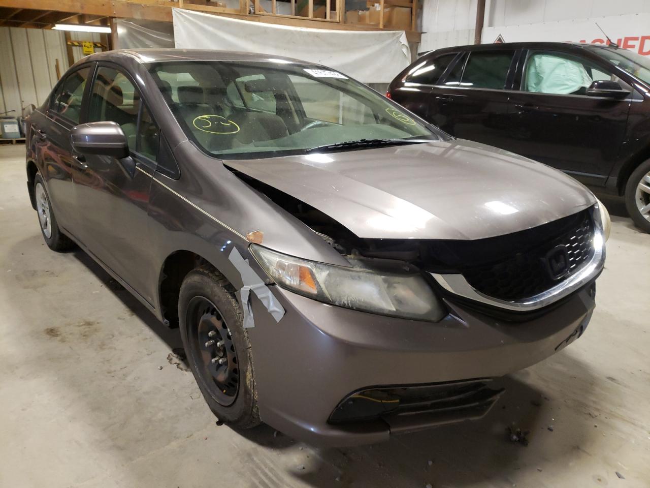 HONDA CIVIC LX 2014 with VIN 19XFB2F53EE070805 - Photo from auction