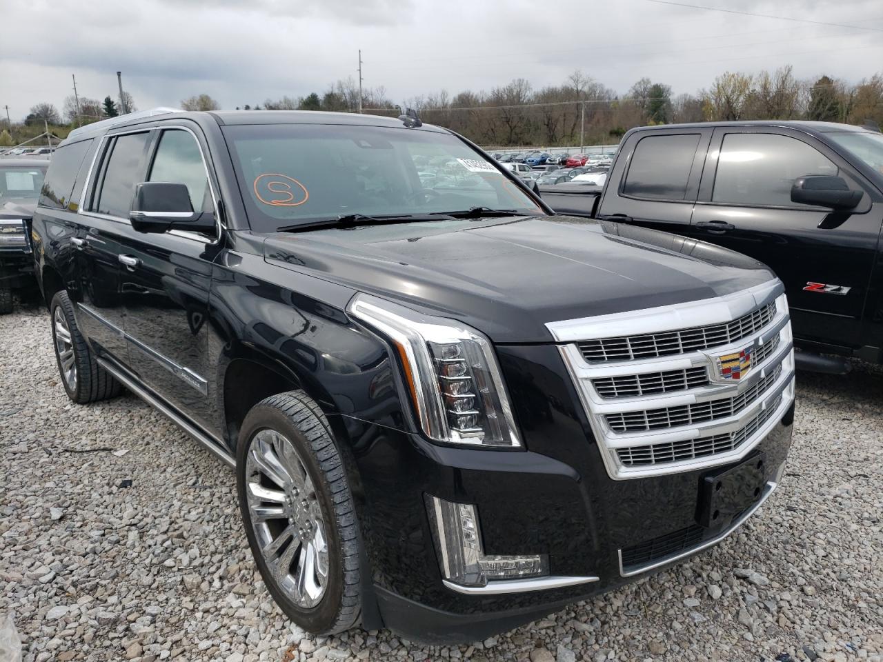 CADILLAC ESCALADE E 2018 with VIN 1GYS4JKJ1JR188317 - Photo from auction