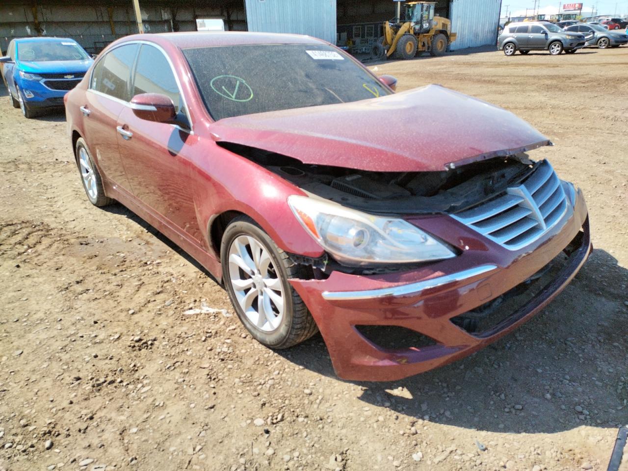 HYUNDAI GENESIS 3. 2013 with VIN KMHGC4DD9DU239776 - Photo from auction