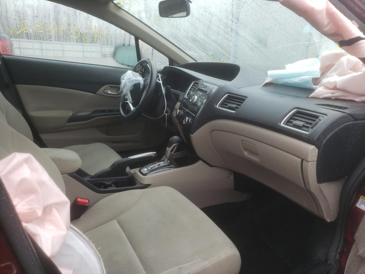 Photo 5 from auction – 2013 HONDA CIVIC LX with VIN 2HGFB2F55DH584031