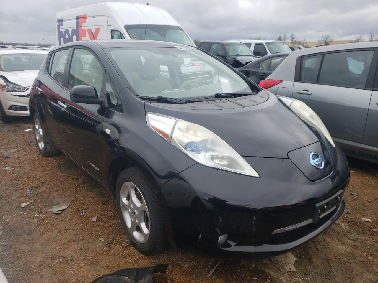 NISSAN LEAF SV 2012 with VIN JN1AZ0CP4CT015965 - Photo from auction