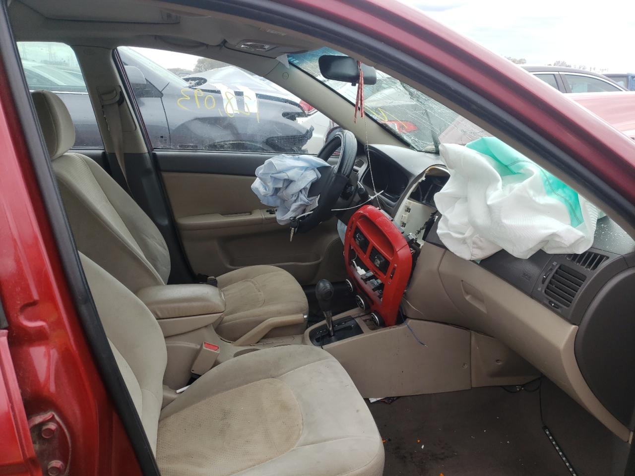 Photo 5 from auction – 2009 KIA SPECTRA EX with VIN KNAFE221X95655888