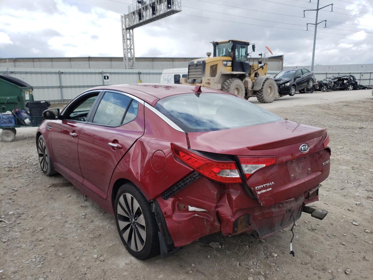 Photo 3 from auction – 2012 KIA OPTIMA SX with VIN 5XXGR4A65CG072846