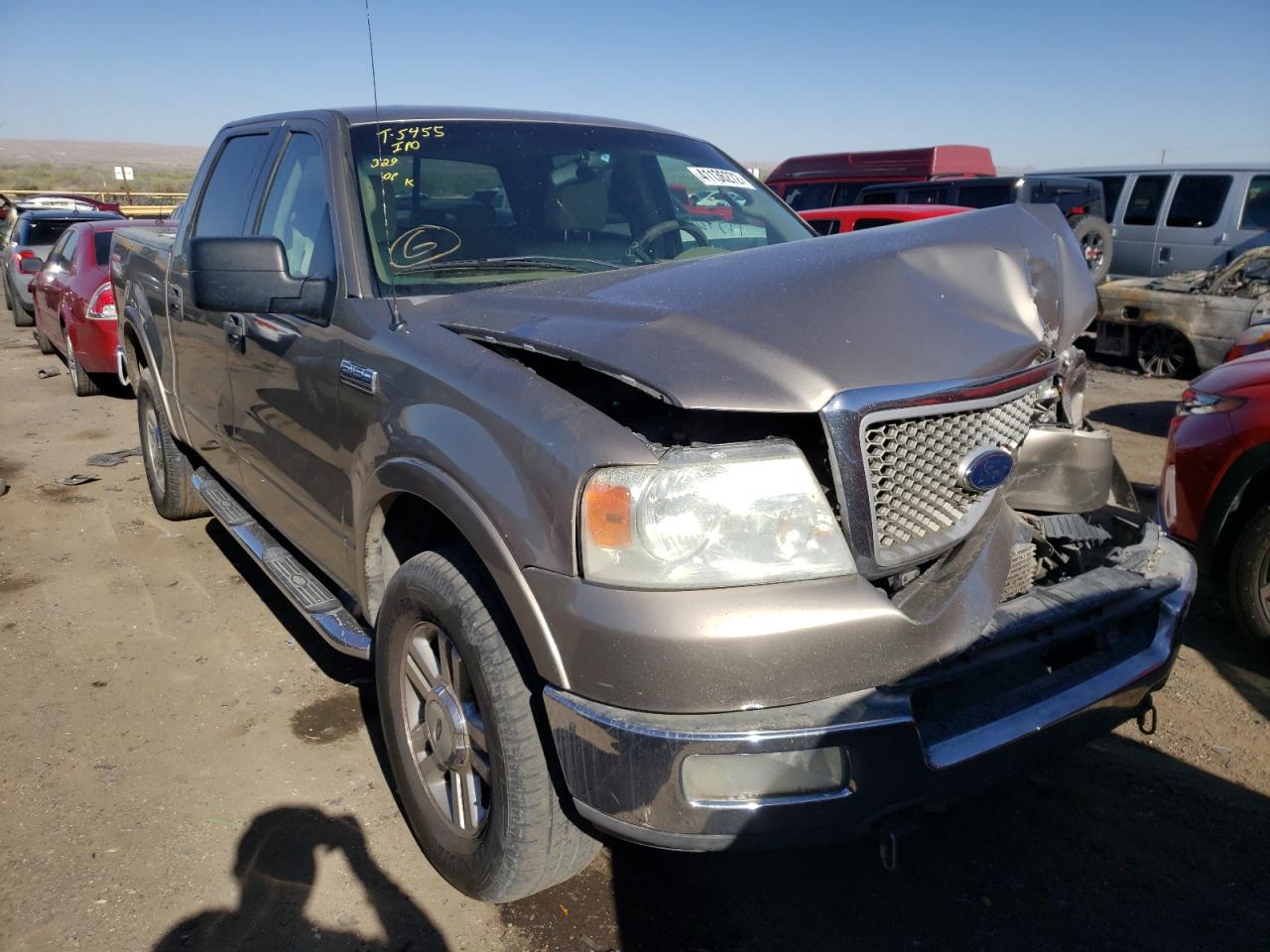 FORD F150 SUPER 2004 with VIN 1FTPW14554KA72881 - Photo from auction