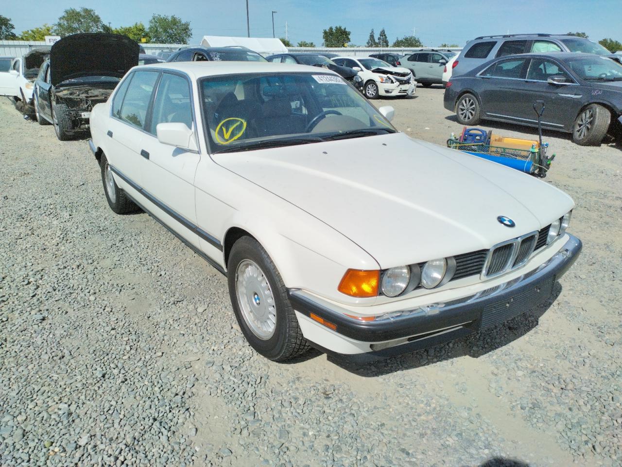 BMW 735 IL 1991 with VIN WBAGC4312MDC28646 - Photo from auction