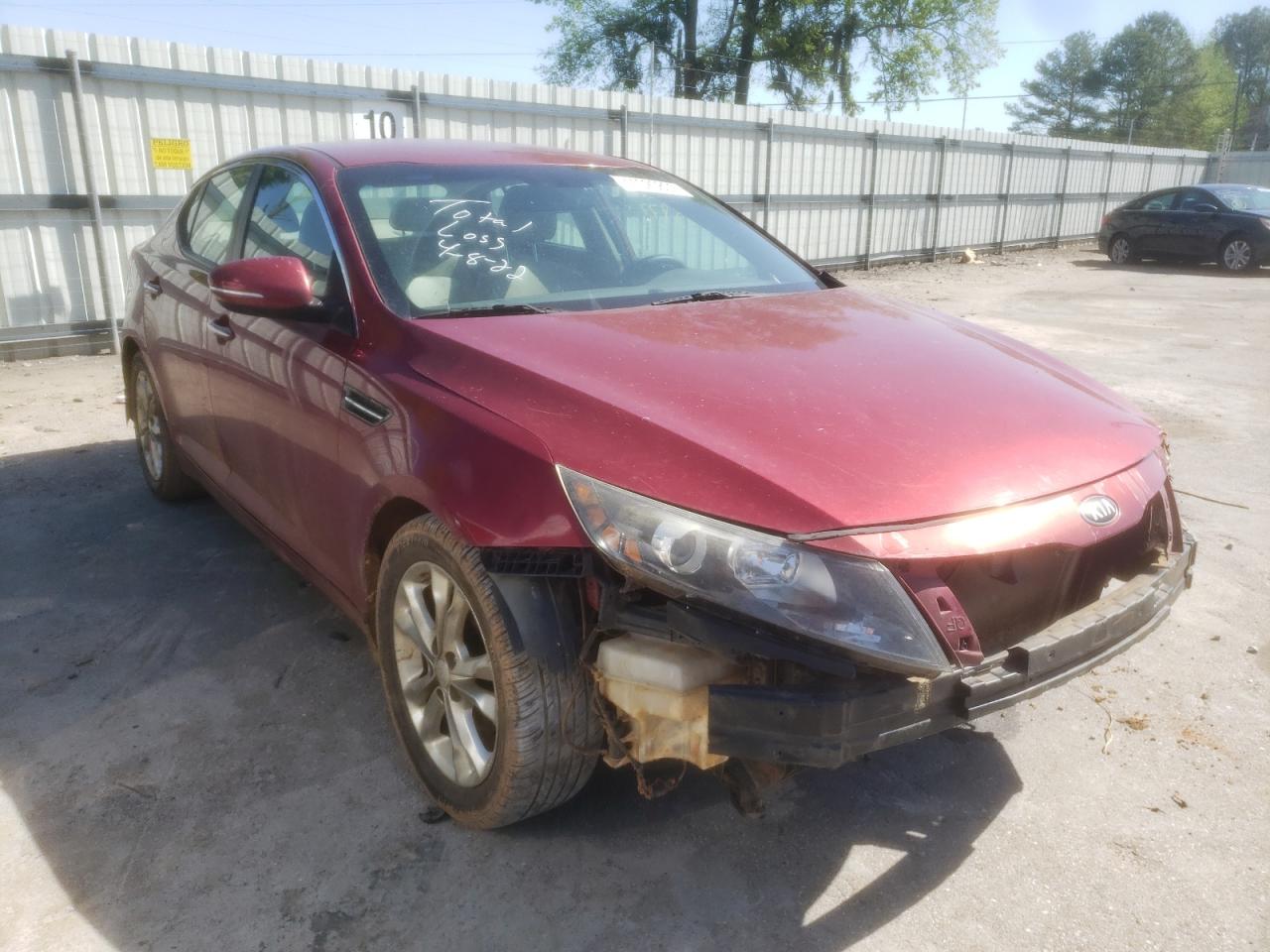 KIA OPTIMA EX 2013 with VIN 5XXGN4A71DG152196 - Photo from auction