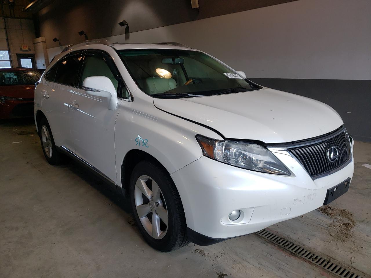 LEXUS RX 350 2010 with VIN 2T2BK1BA9AC023746 - Photo from auction