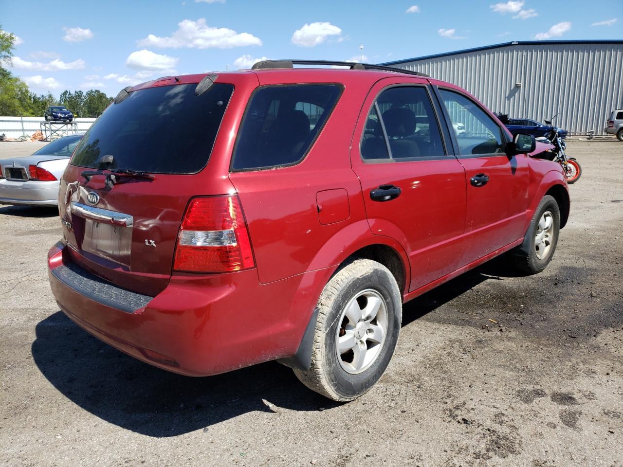 Photo 4 from auction – 2008 KIA SORENTO EX with VIN KNDJD735085802264