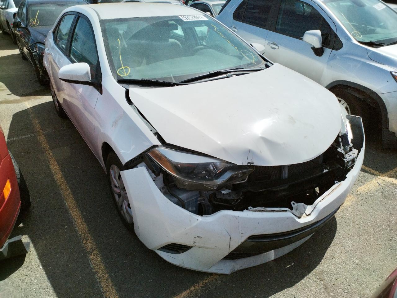 TOYOTA COROLLA L 2016 with VIN 2T1BURHE6GC543080 - Photo from auction