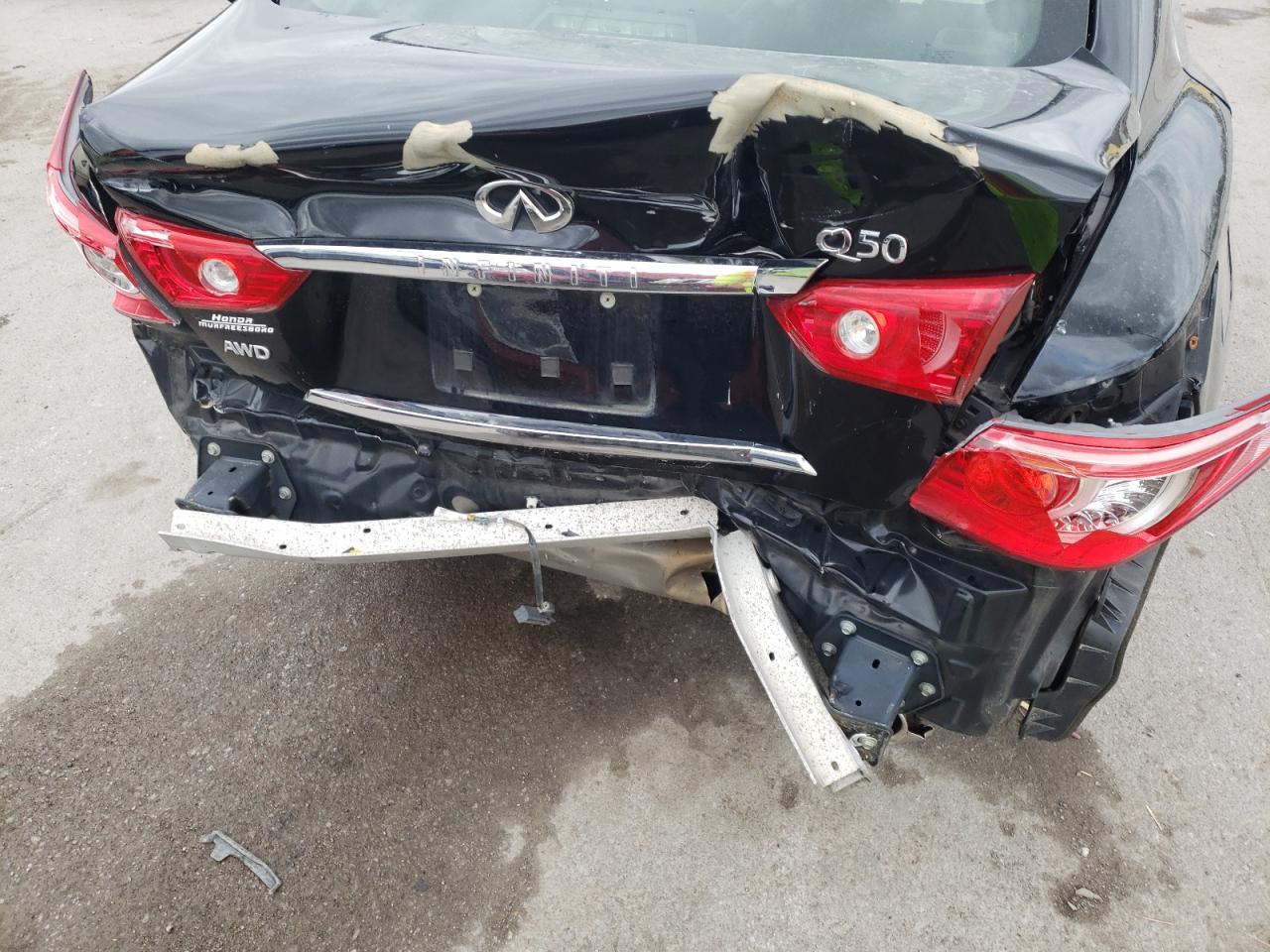 Photo 9 from auction – 2014 INFINITI Q50 BASE with VIN JN1BV7AR4EM703328