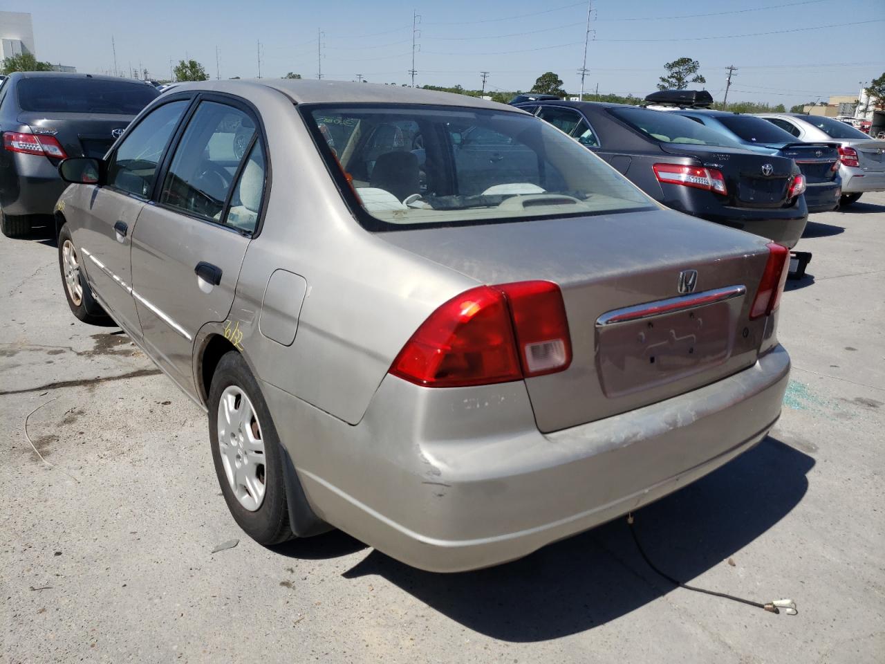 Photo 3 from auction – 2001 HONDA CIVIC LX with VIN 2HGES16561H598330