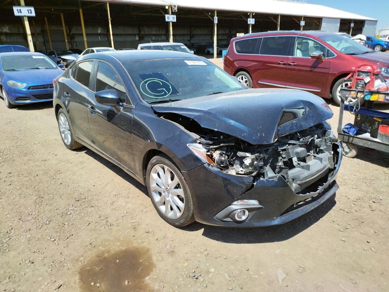 MAZDA 3 TOURING 2015 with VIN JM1BM1V30F1221087 - Photo from auction