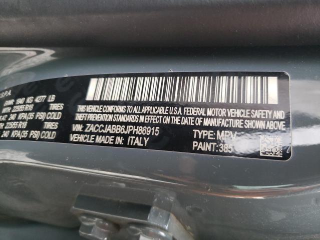 Photo 10 from auction – 2018 JEEP RENEGADE L with VIN ZACCJABB6JPH86915