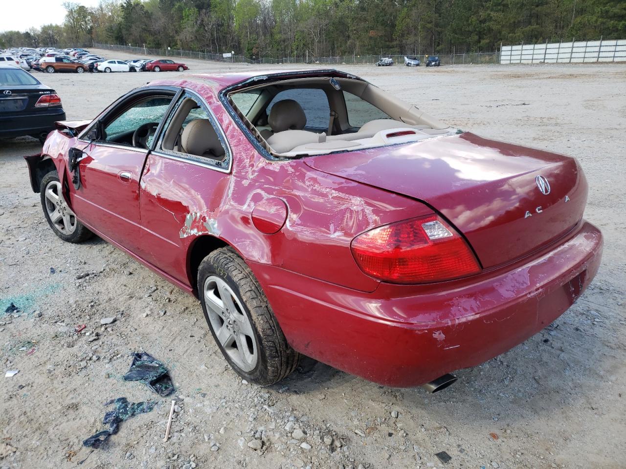 Photo 3 from auction – 2001 ACURA 3.2CL TYPE with VIN 19UYA42681A024343