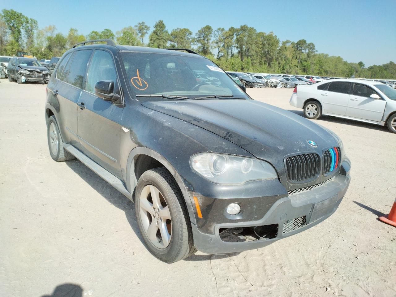 BMW X5 3.0I 2008 with VIN 5UXFE435X8L029024 - Photo from auction