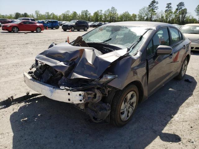 Photo 2 from auction – 2015 HONDA CIVIC LX with VIN 19XFB2F54FE037376