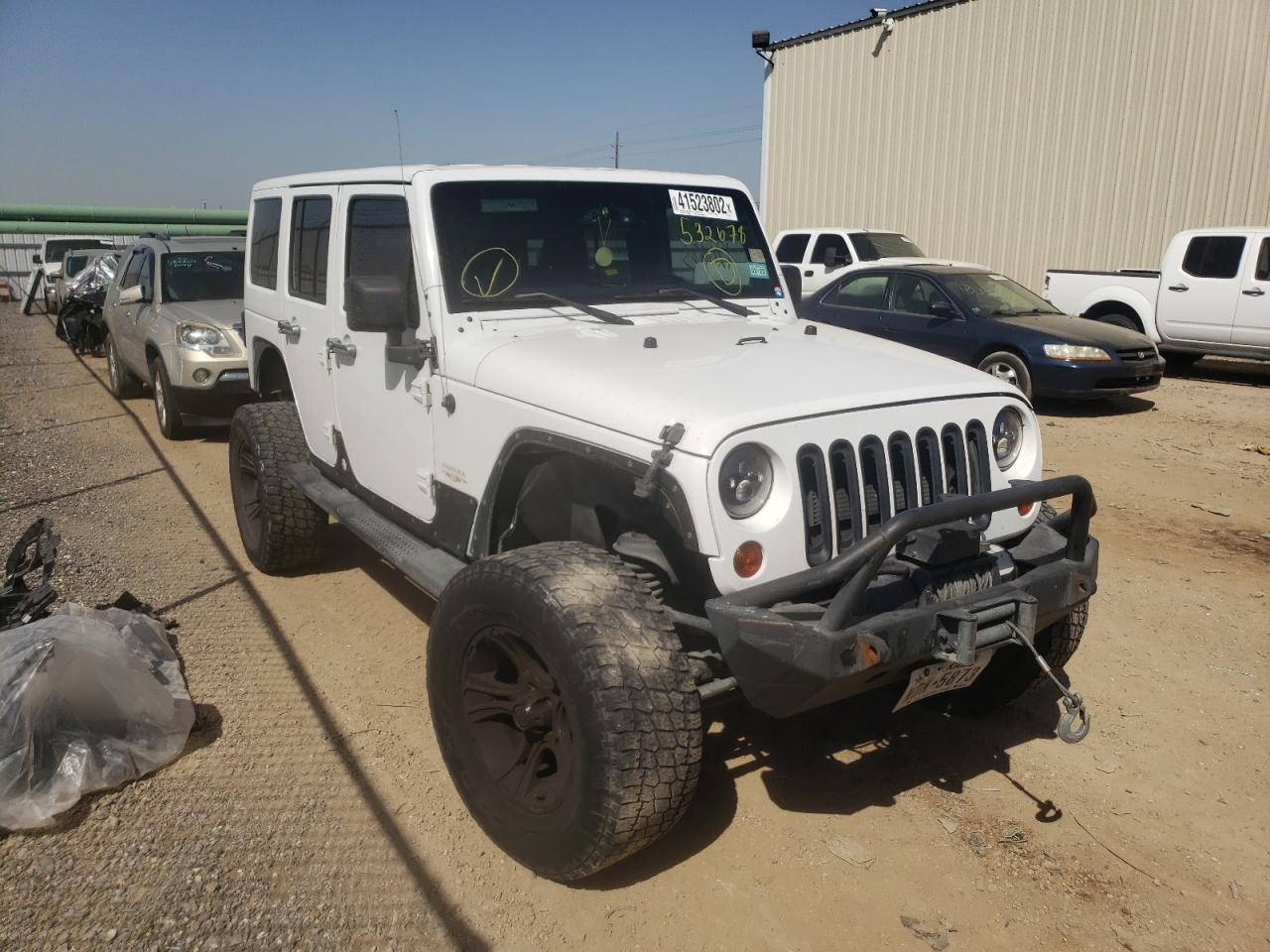 JEEP WRANGLER U 2013 with VIN 1C4BJWEG8DL532678 - Photo from auction