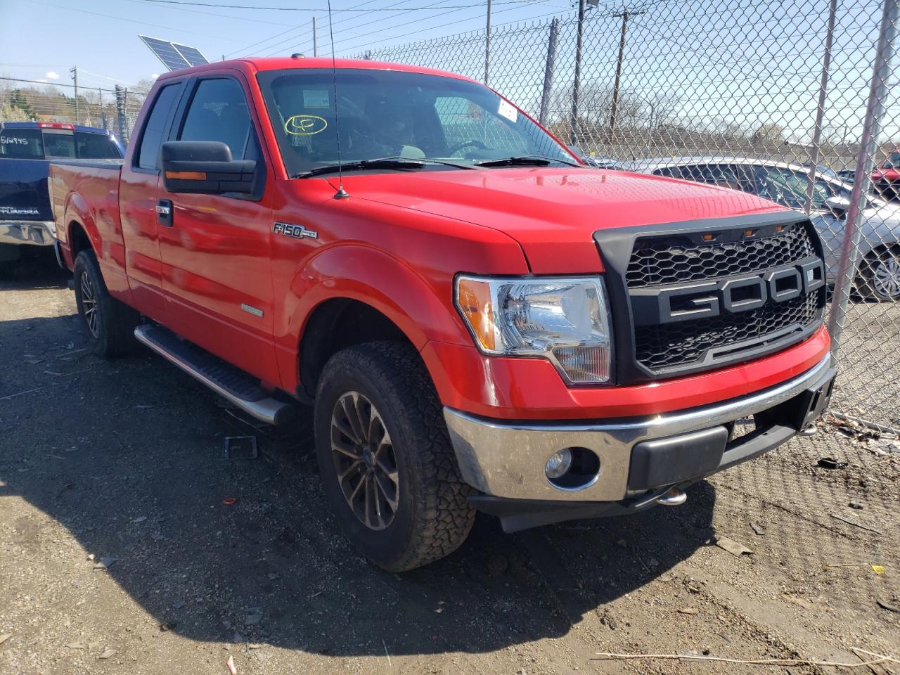 FORD F150 SUPER 2011 with VIN 1FTFX1ETXBFB13498 - Photo from auction