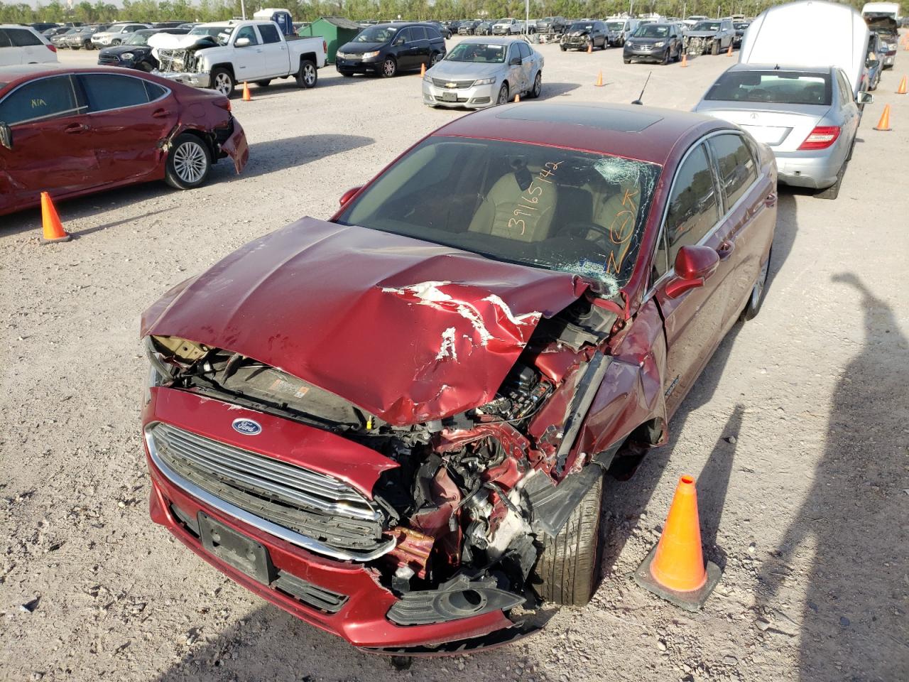 Photo 9 from auction – 2015 FORD FUSION SE with VIN 3FA6P0LU9FR304303