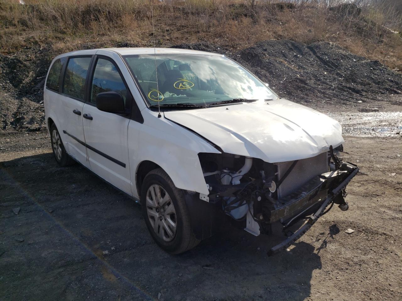 DODGE GRAND CARA 2016 with VIN 2C4RDGBG8GR360471 - Photo from auction