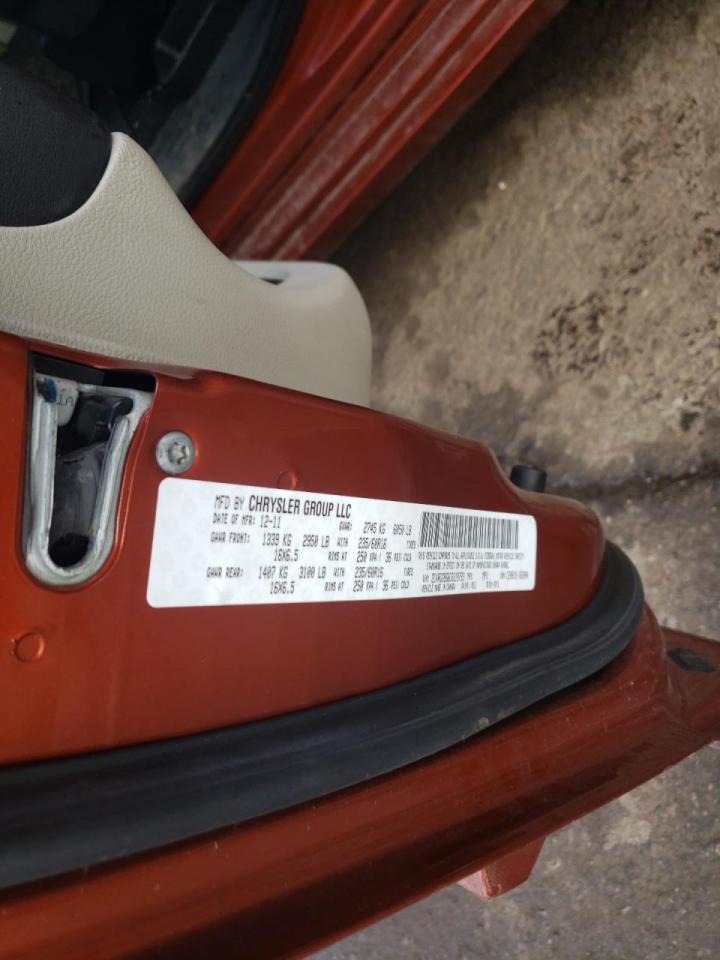 Photo 10 from auction – 2012 DODGE GRAND CARA with VIN 2C4RDGBG8CR218793