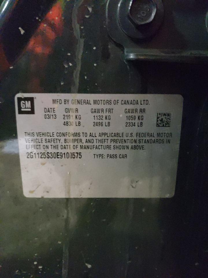 Photo 10 from auction – 2014 CHEVROLET IMPALA LT with VIN 2G1125S30E9100575