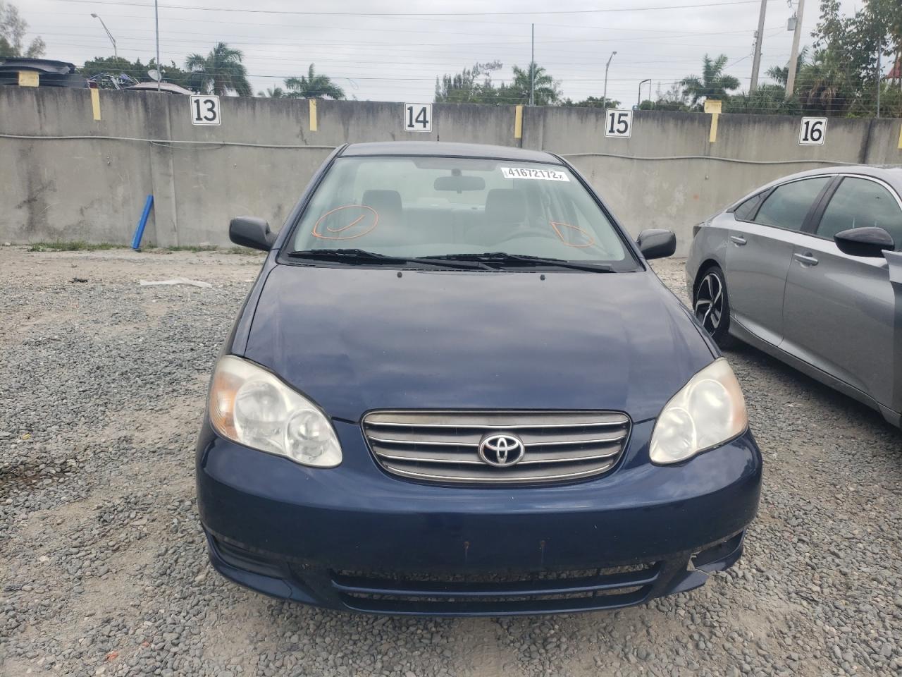 Photo 9 from auction – 2004 TOYOTA COROLLA CE with VIN 2T1BR32E54C173050