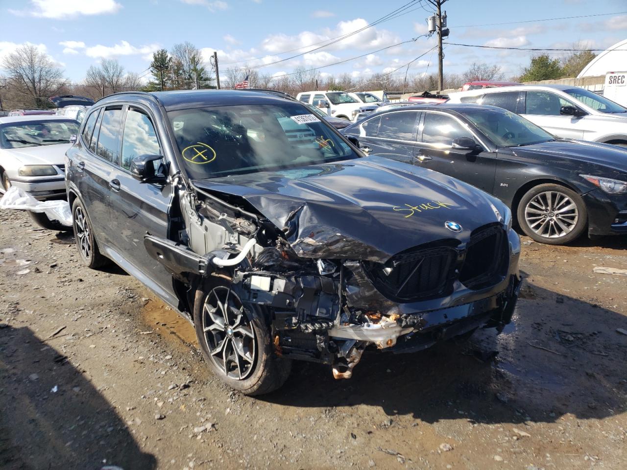 BMW X3 XDRIVEM 2022 with VIN 5UX83DP09N9K92014 - Photo from auction