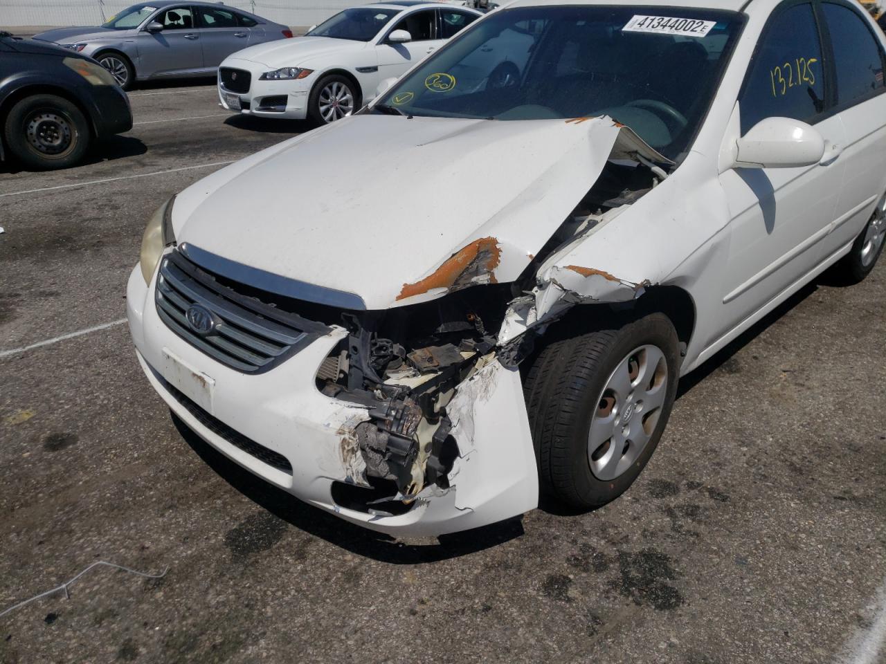 Photo 9 from auction – 2008 KIA SPECTRA EX with VIN KNAFE122785565650