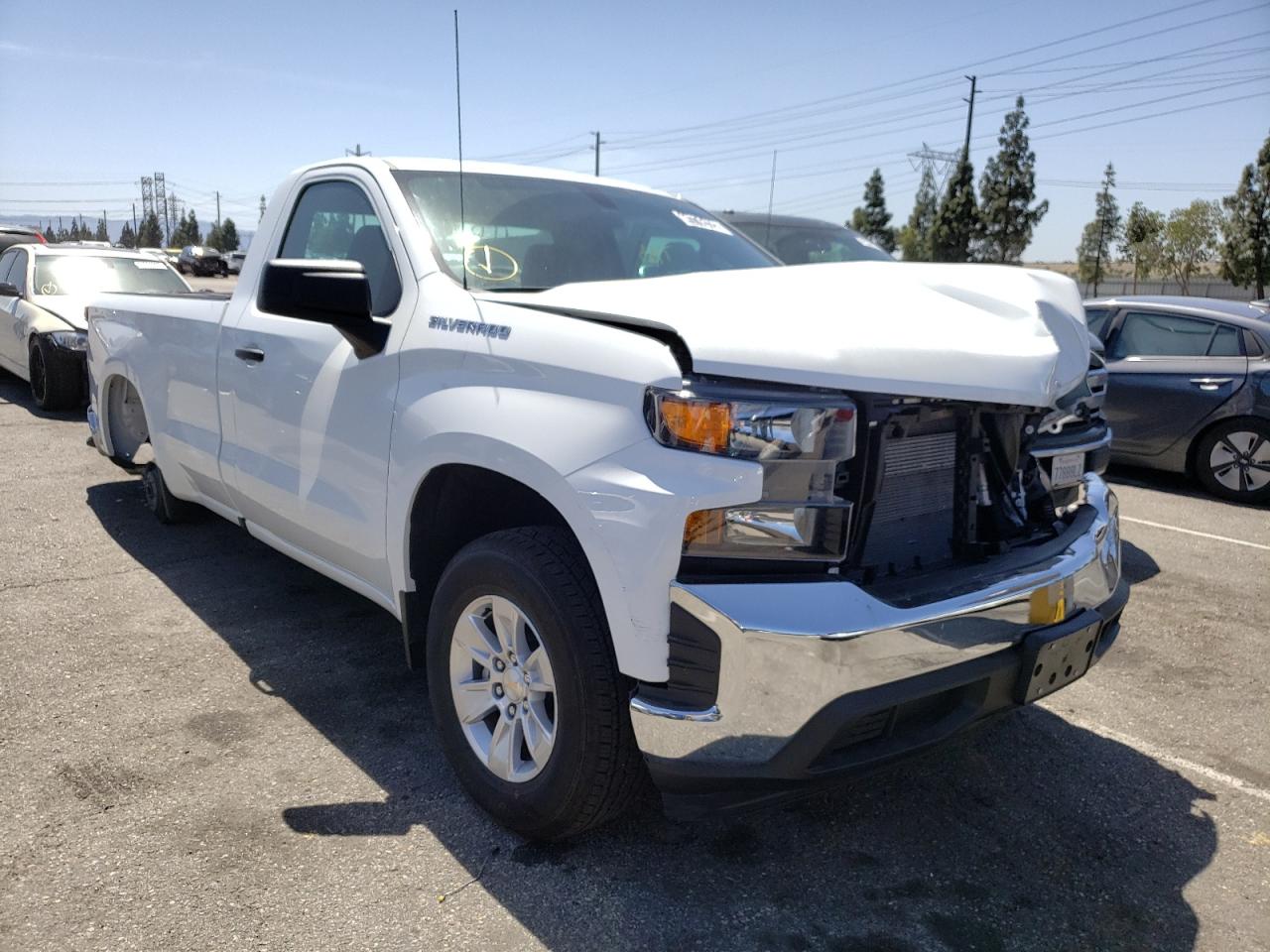CHEVROLET SILVERADO 2021 with VIN 3GCNWAEF4MG408395 - Photo from auction
