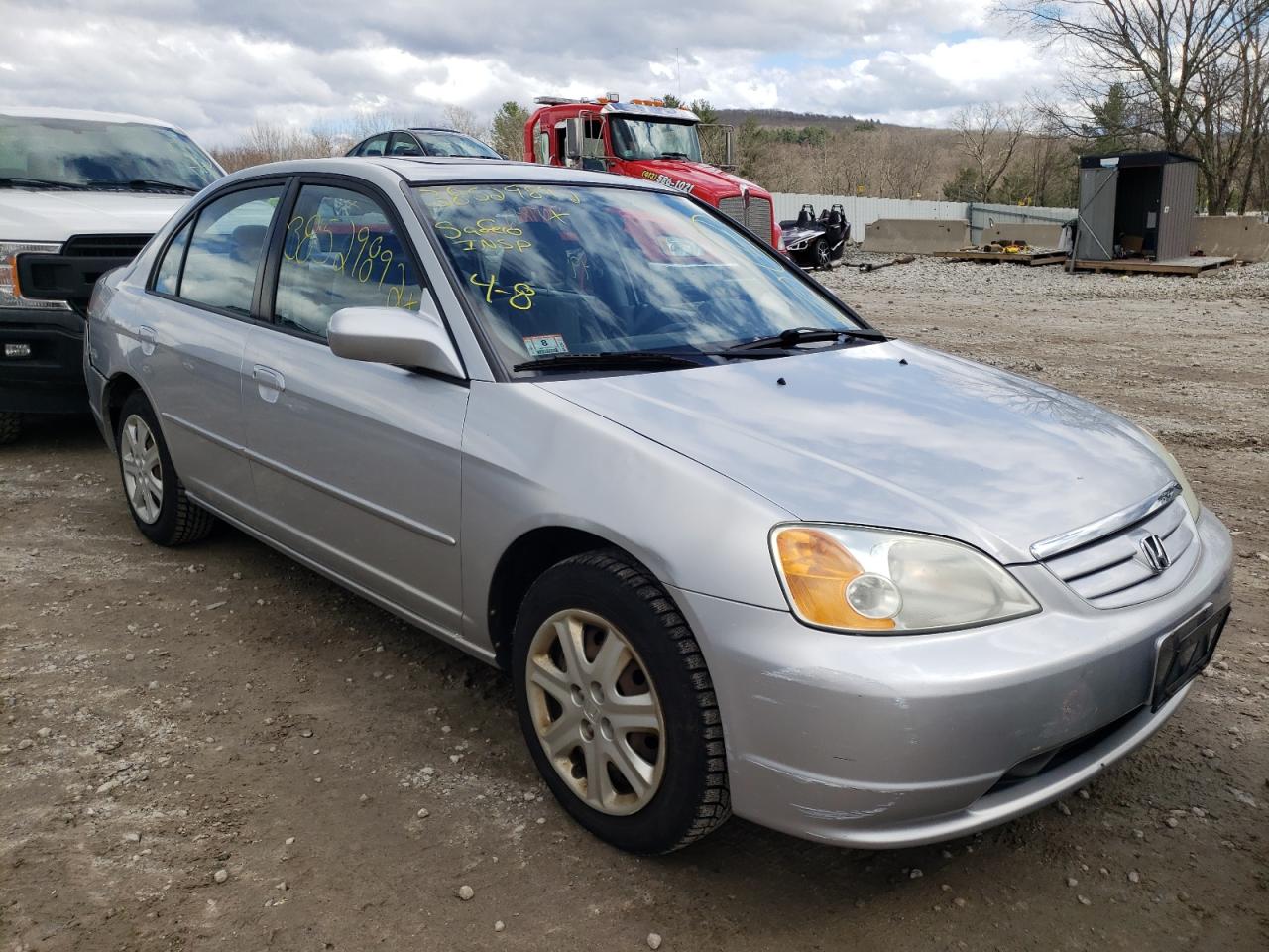 HONDA CIVIC EX 2003 with VIN 2HGES26753H609196 - Photo from auction