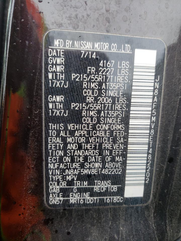 Photo 10 from auction – 2014 NISSAN JUKE S with VIN JN8AF5MV8ET482202