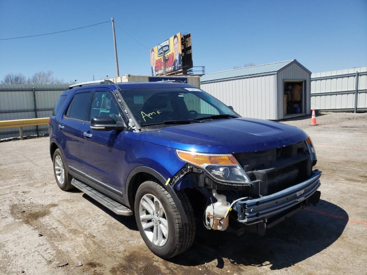 FORD EXPLORER X 2014 with VIN 1FM5K8D82EGB47705 - Photo from auction