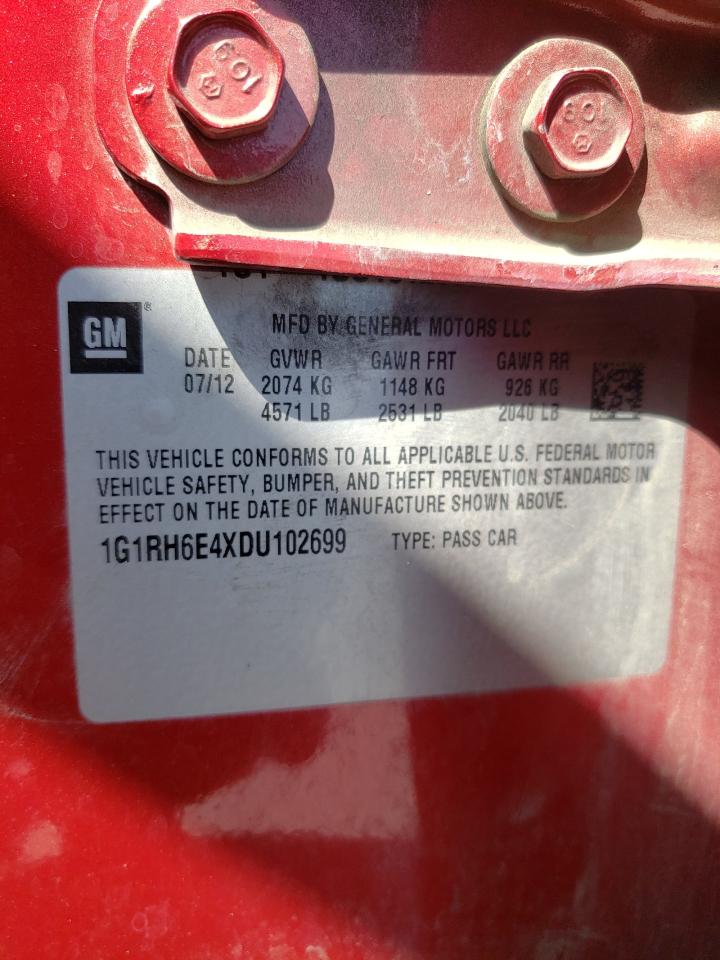 Photo 10 from auction – 2013 CHEVROLET VOLT with VIN 1G1RH6E4XDU102699