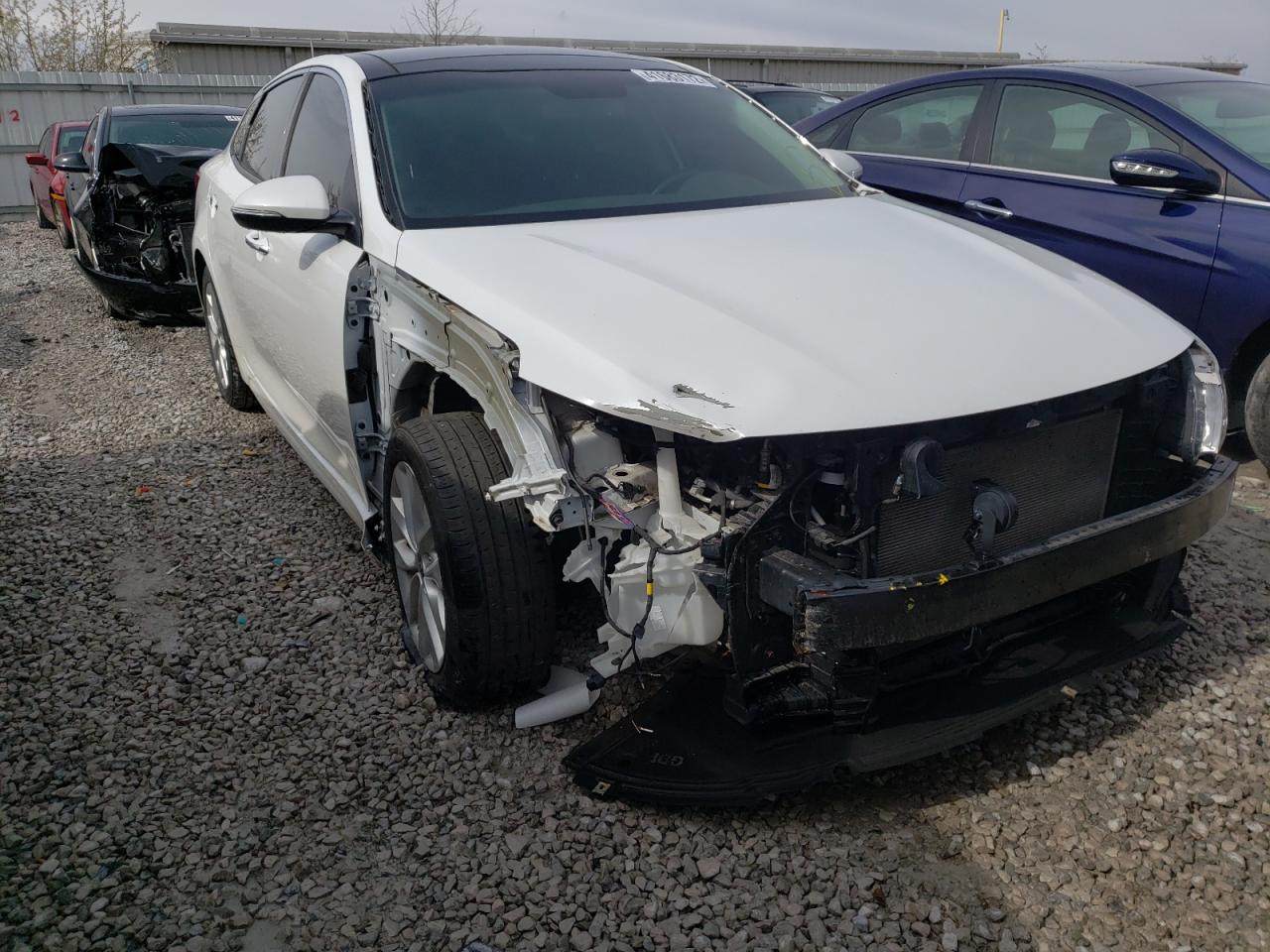 KIA OPTIMA EX 2016 with VIN 5XXGU4L35GG027722 - Photo from auction
