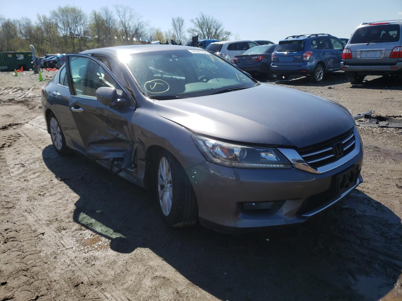 HONDA ACCORD EXL 2014 with VIN 1HGCR2F86EA079849 - Photo from auction