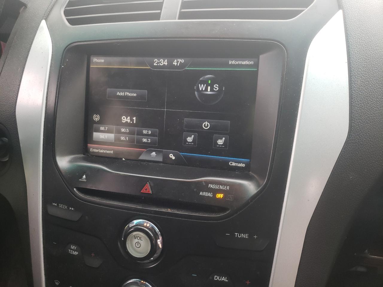 Photo 9 from auction – 2014 FORD EXPLORER X with VIN 1FM5K8D88EGB69563