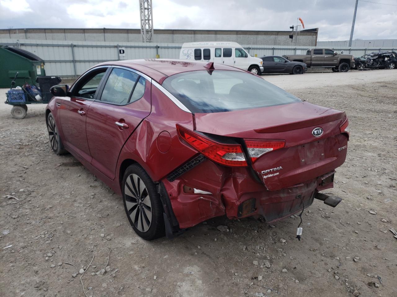 Photo 9 from auction – 2012 KIA OPTIMA SX with VIN 5XXGR4A65CG072846