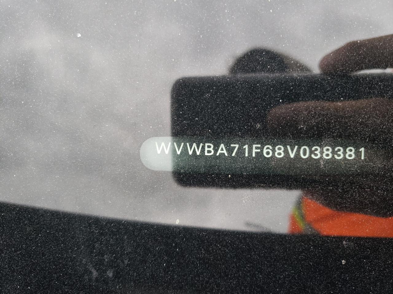 Photo 10 from auction – 2008 VOLKSWAGEN EOS TURBO with VIN WVWBA71F68V038381