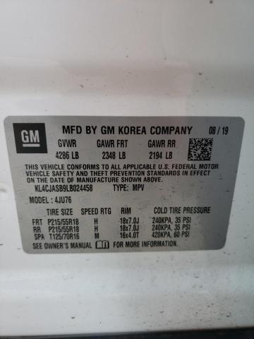 Photo 10 from auction – 2020 BUICK ENCORE PRE with VIN KL4CJASB9LB024458
