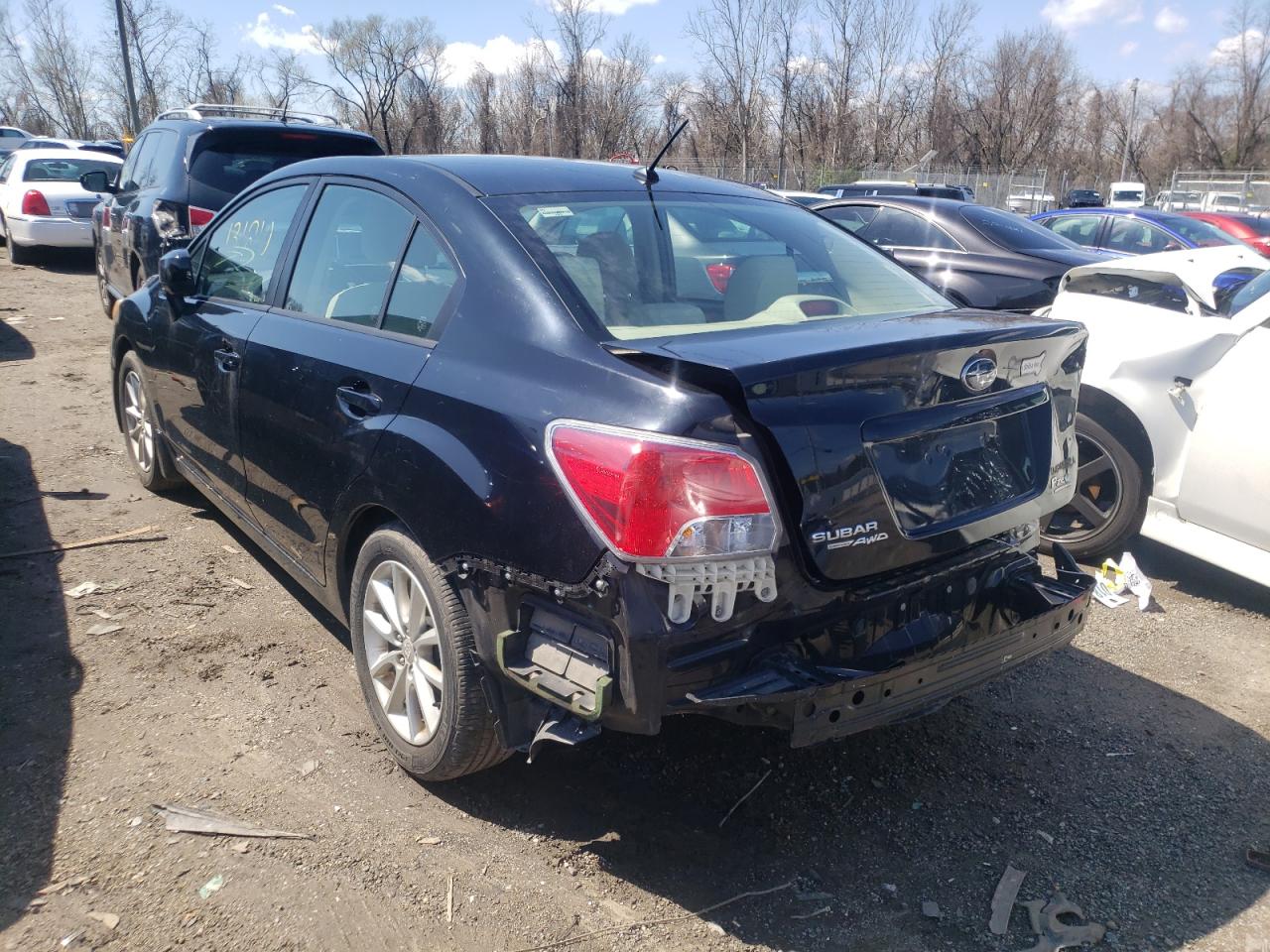 Photo 3 from auction – 2012 SUBARU IMPREZA PR with VIN JF1GJAC62CH015760