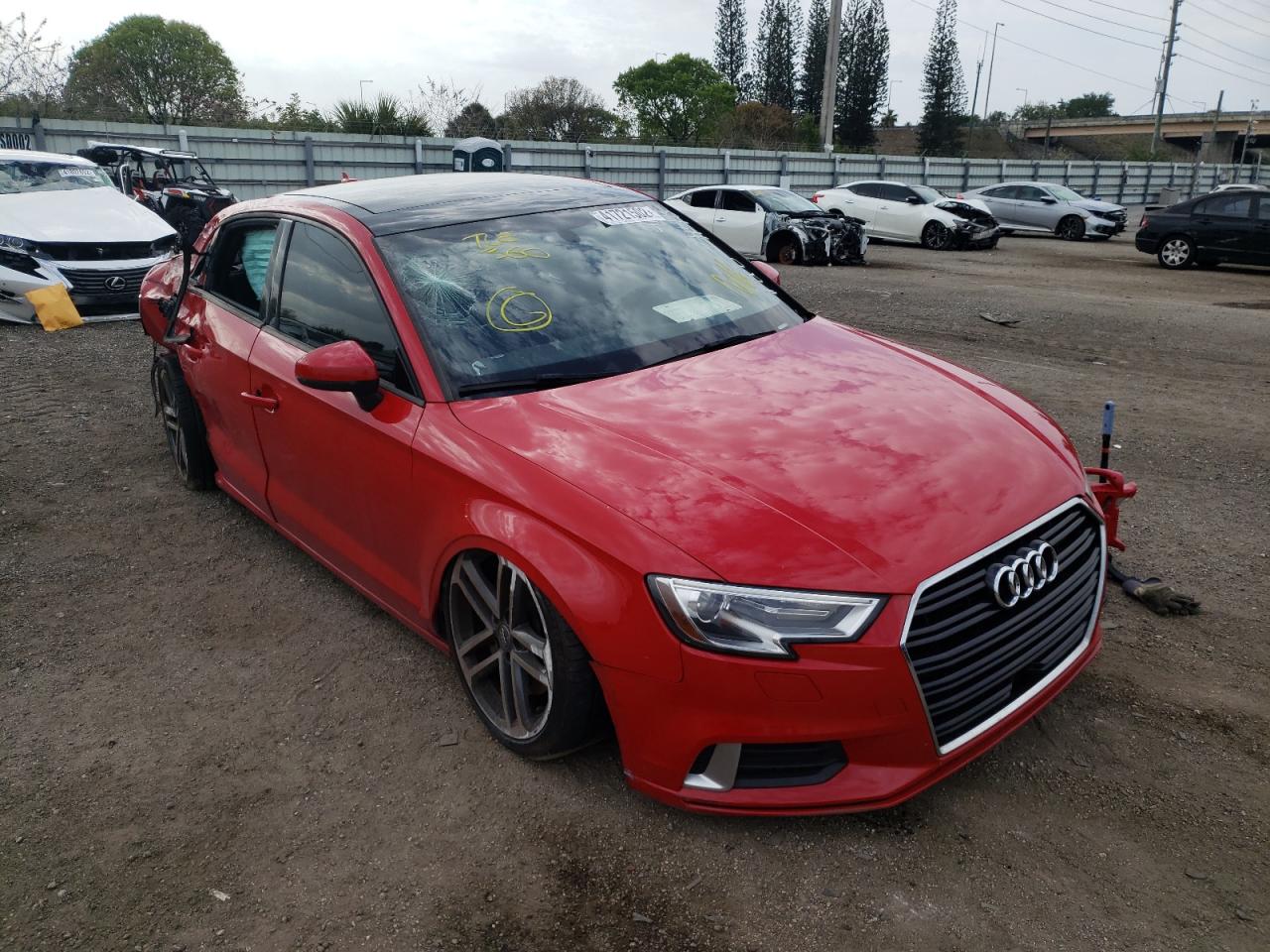 AUDI A3 PREMIUM 2017 with VIN WAUAUGFF9H1064148 - Photo from auction