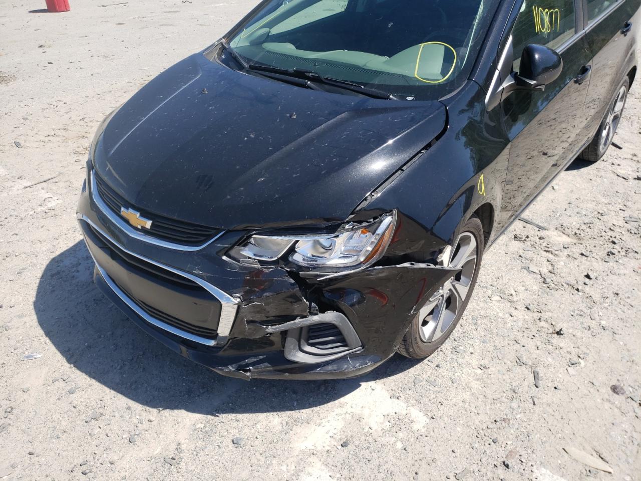 Photo 9 from auction – 2019 CHEVROLET SONIC PREM with VIN 1G1JF5SBXK4123937