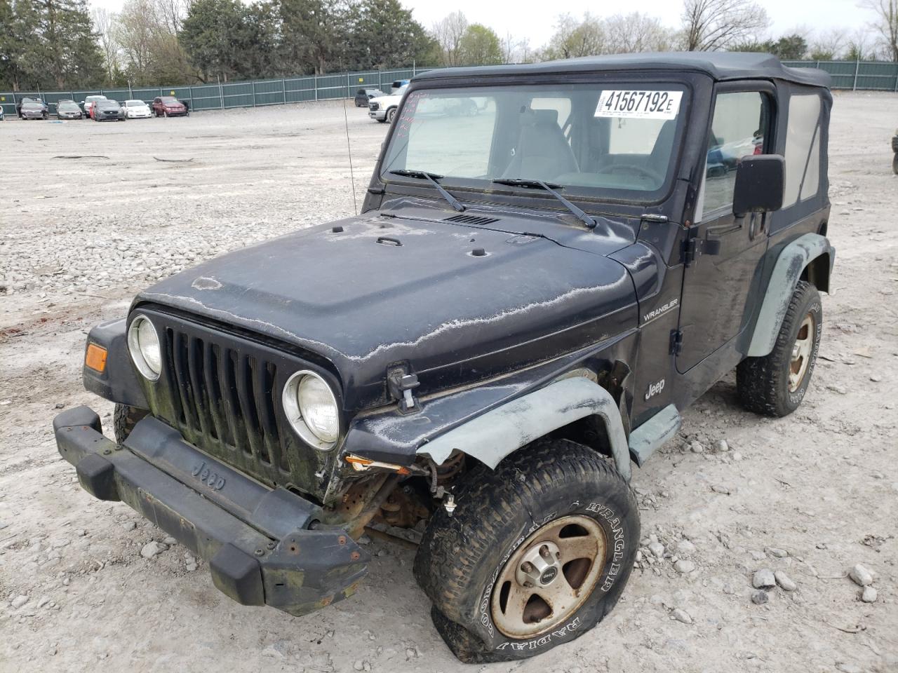 Photo 2 from auction – 2000 JEEP WRANGLER / with VIN 1J4FA29P1YP795804
