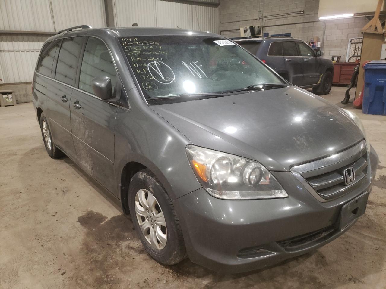 HONDA ODYSSEY EX 2007 with VIN 5FNRL38497B505859 - Photo from auction