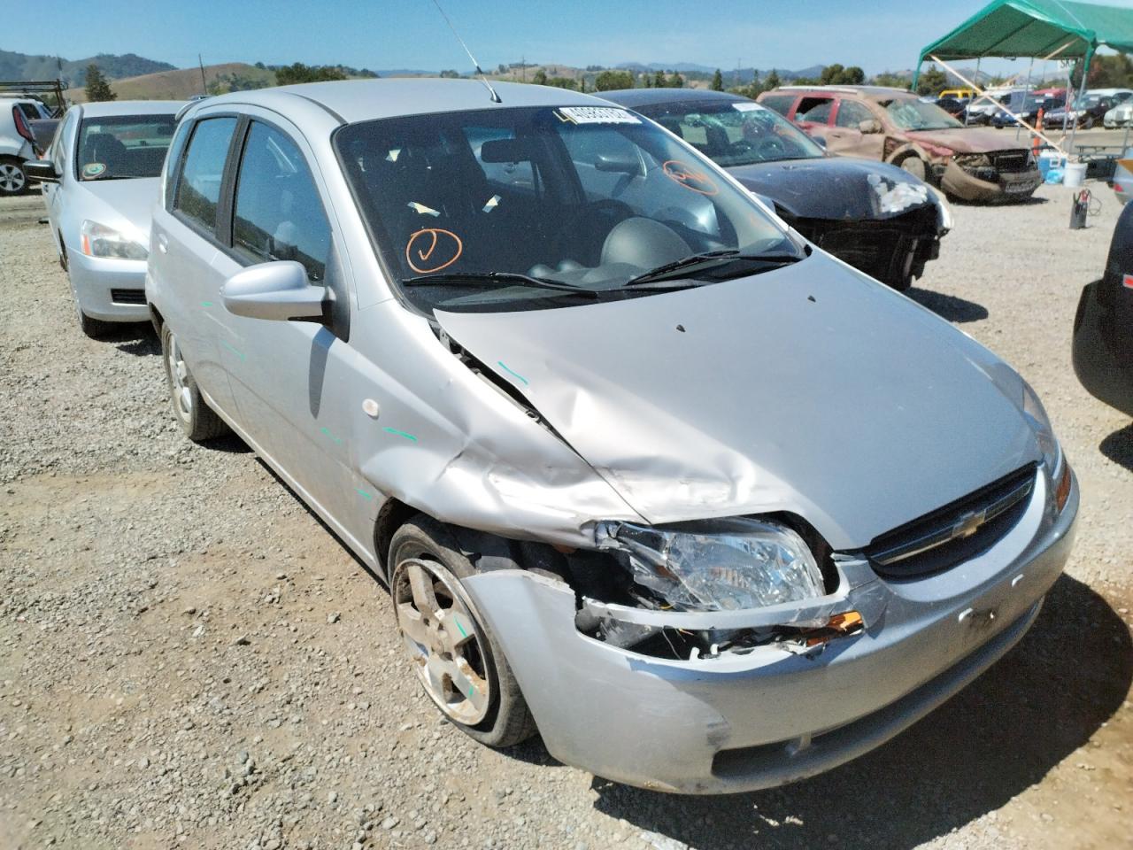 Photo 1 from auction – 2006 CHEVROLET AVEO LT with VIN KL1TG66636B577715