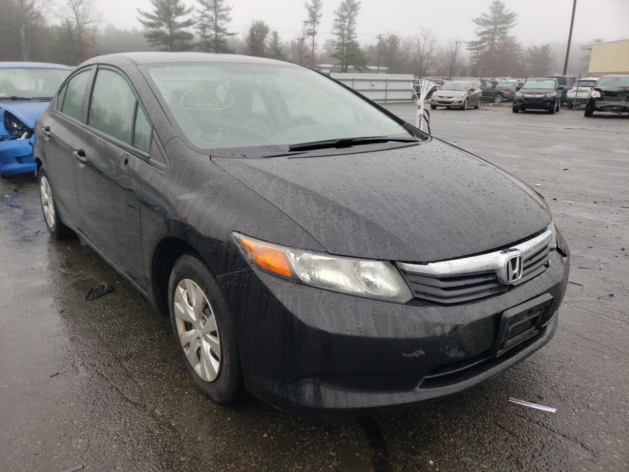 HONDA CIVIC LX 2012 with VIN 19XFB2F54CE375839 - Photo from auction