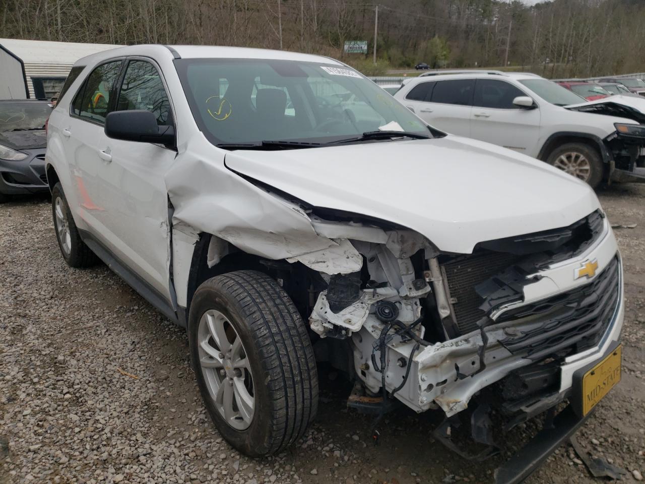 CHEVROLET EQUINOX LS 2017 with VIN 2GNFLEEK2H6169956 - Photo from auction
