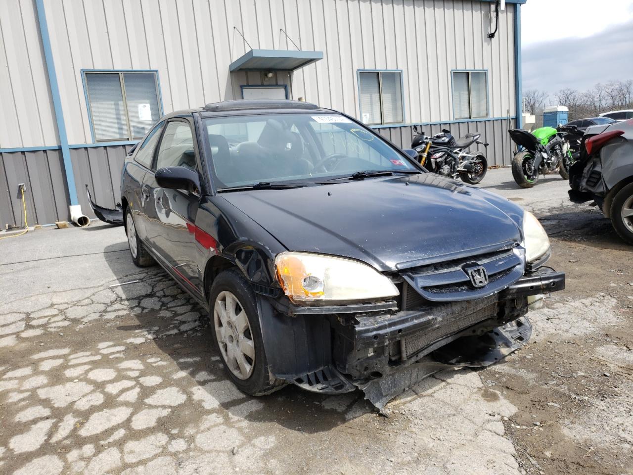 HONDA CIVIC EX 2002 with VIN 1HGEM22052L072737 - Photo from auction