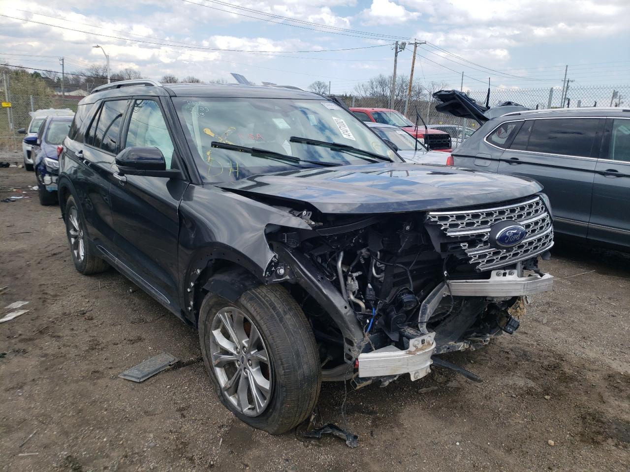 FORD EXPLORER L 2020 with VIN 1FMSK8FH3LGC04412 - Photo from auction